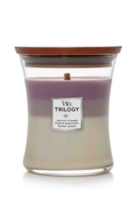 Woodwick Trilogy Amethyst Sky Közepes illatgyertya